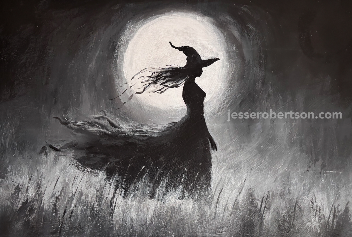 Black and White Witch