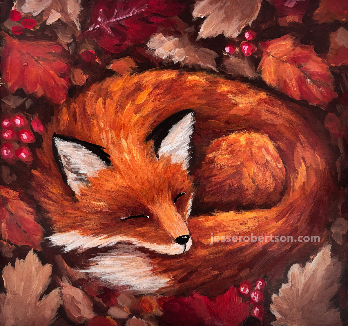 Curled Up for Fall