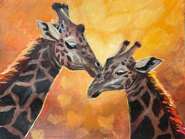 Giraffe Love