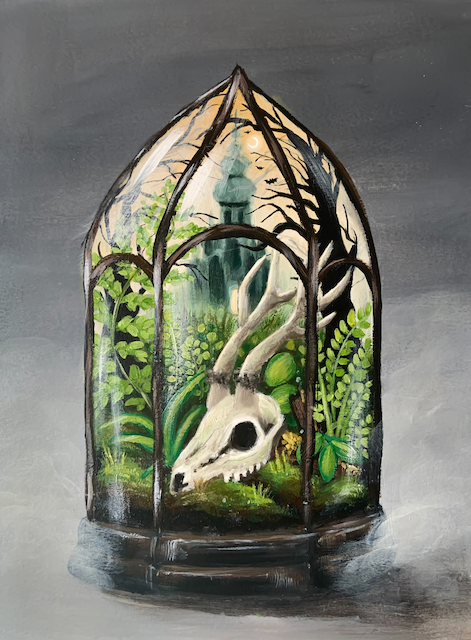 Haunted Gothic Terrarium