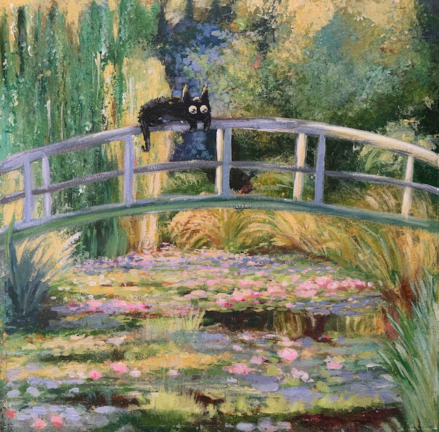 Kitty In Monet