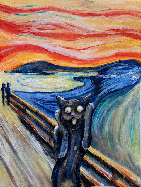 Kitty In "The Scream"
