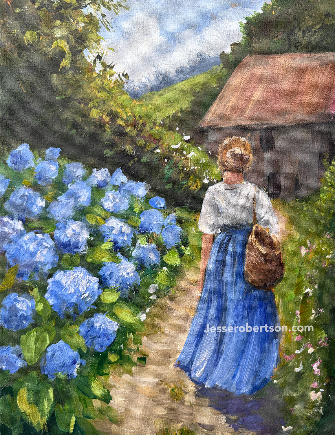 Lady of the Hydrangeas