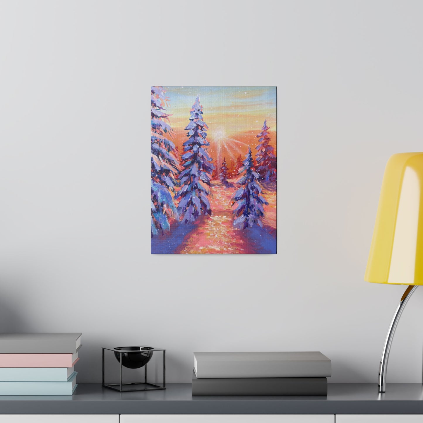Alpine Sun | Matte Canvas, Stretched