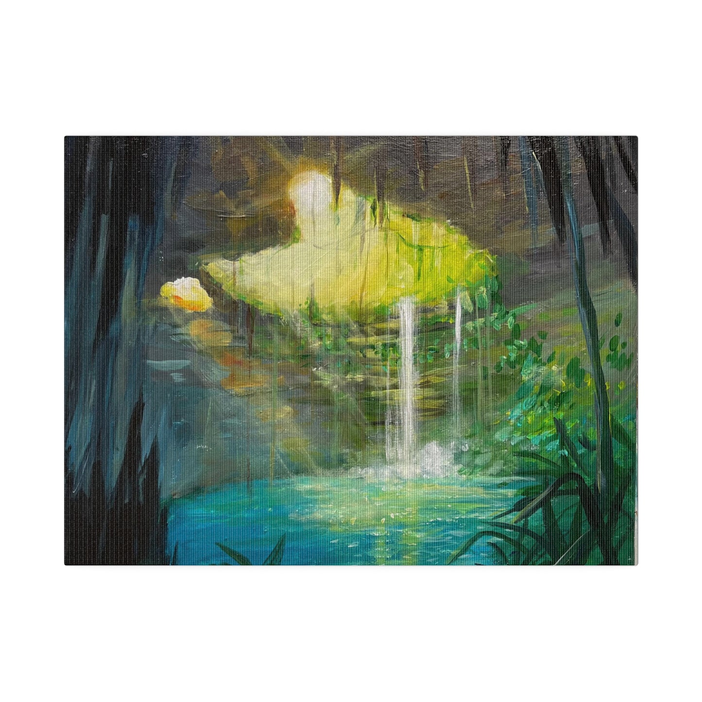 Secluded Cave | Matte Canvas, Stretched