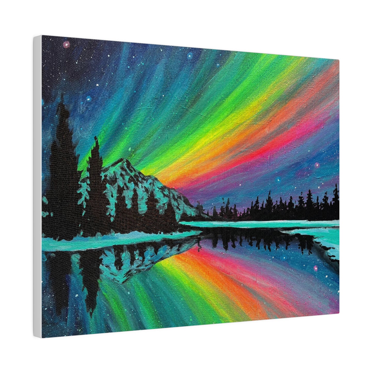 Rainbow Aura | Matte Canvas, Stretched