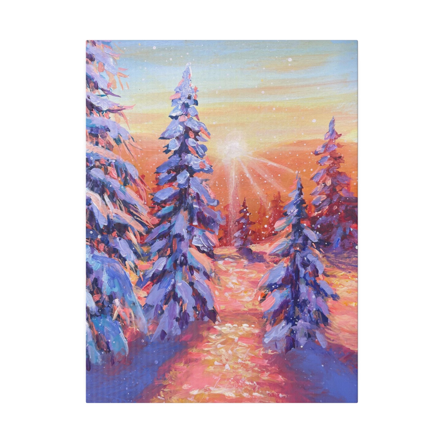Alpine Sun | Matte Canvas, Stretched