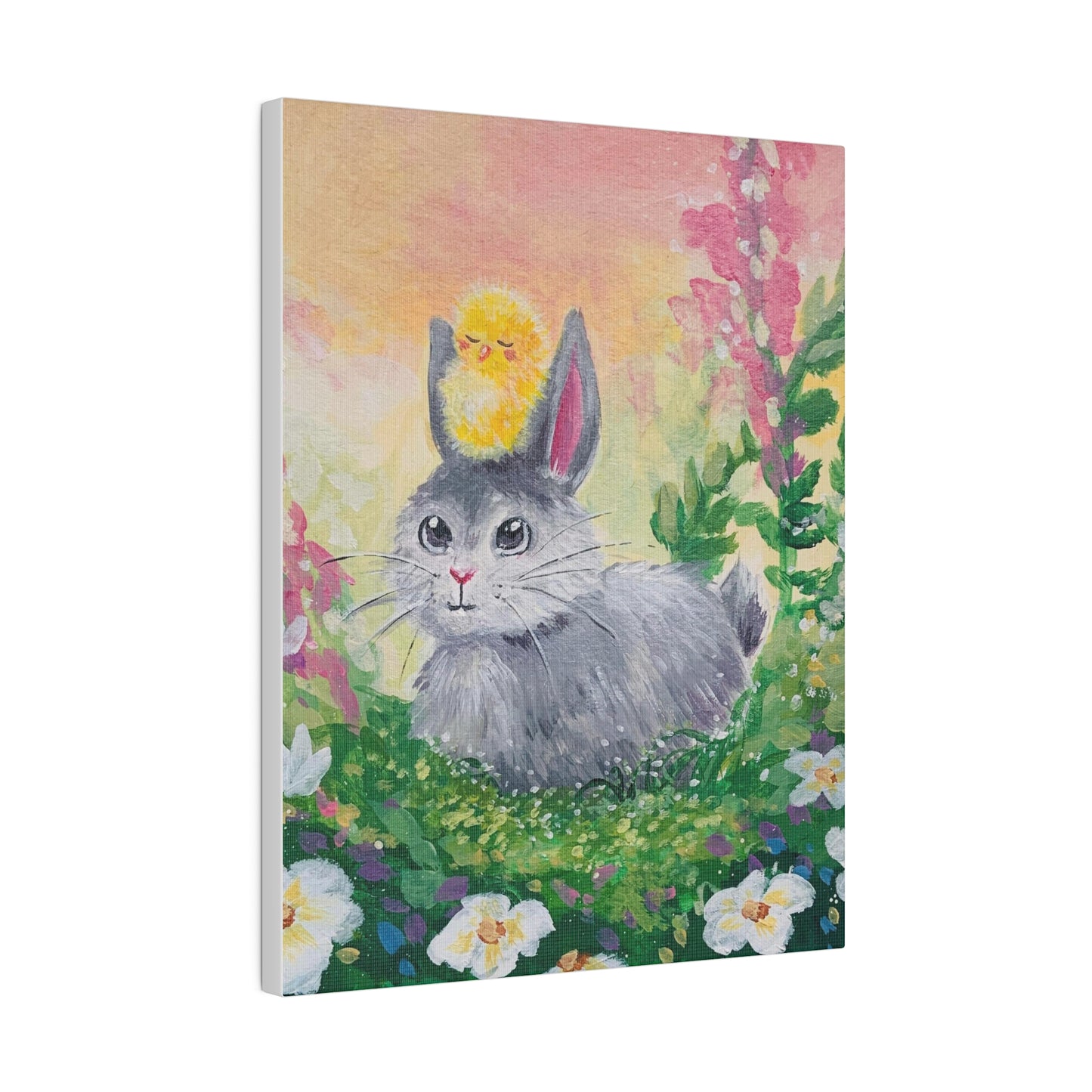 Spring Friends | Matte Canvas, Stretched