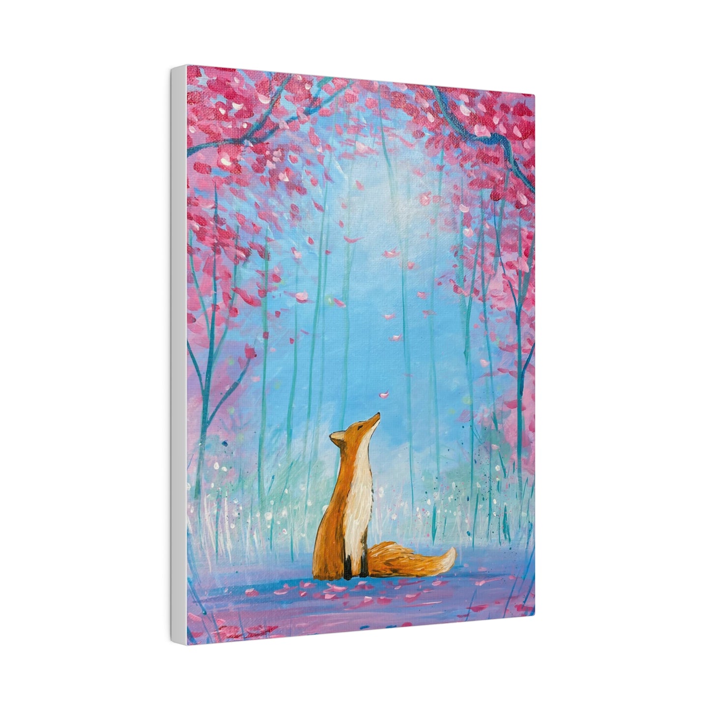 Spring Fox | Matte Canvas, Stretched