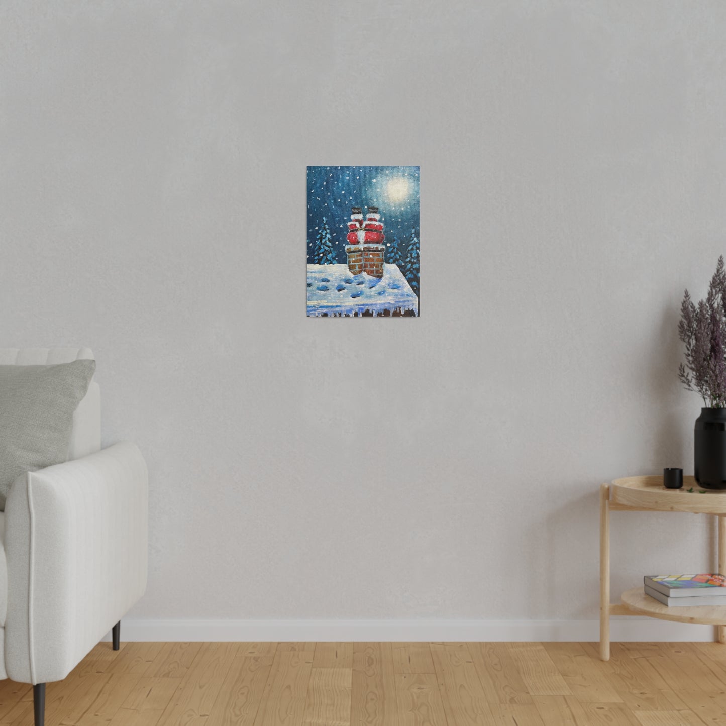Hurry Down the Chimney | Matte Canvas