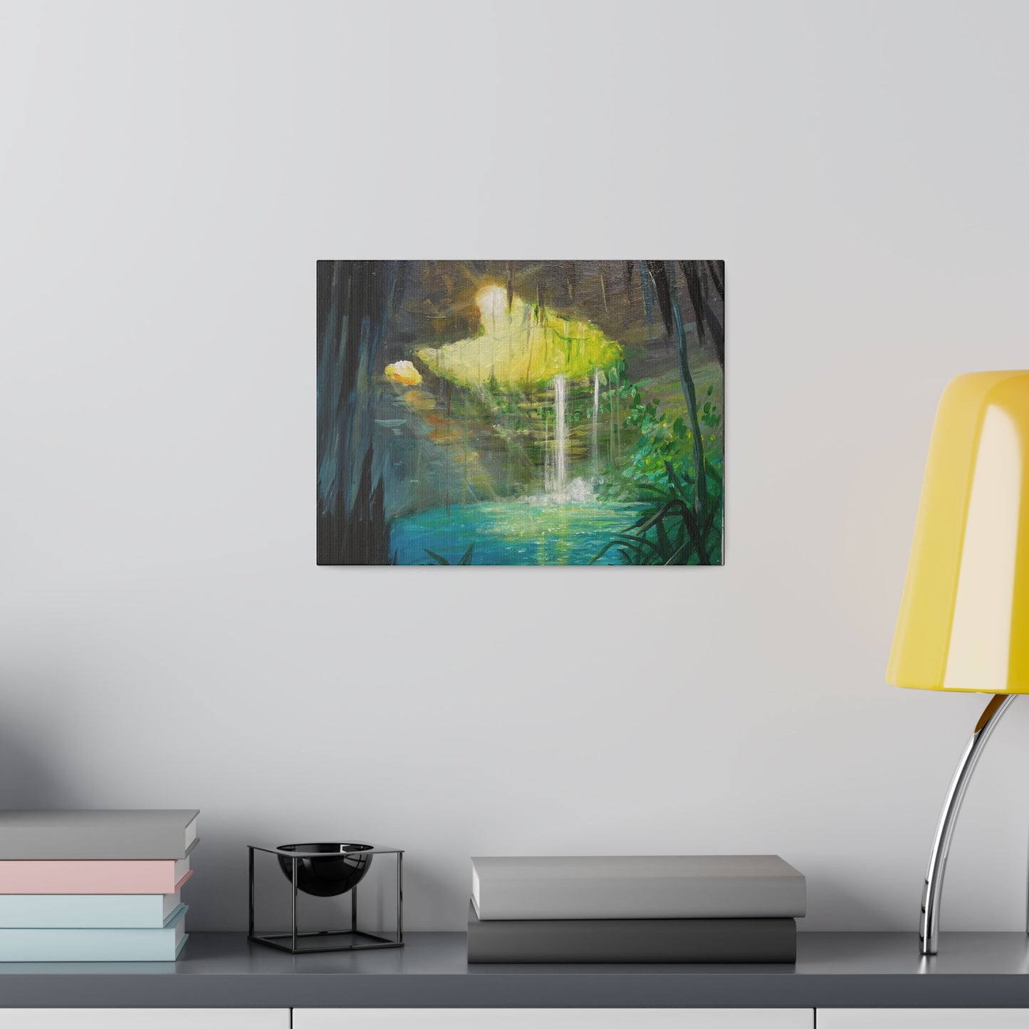 Secluded Cave | Matte Canvas, Stretched