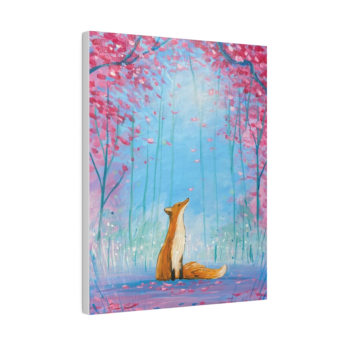 Spring Fox | Matte Canvas, Stretched