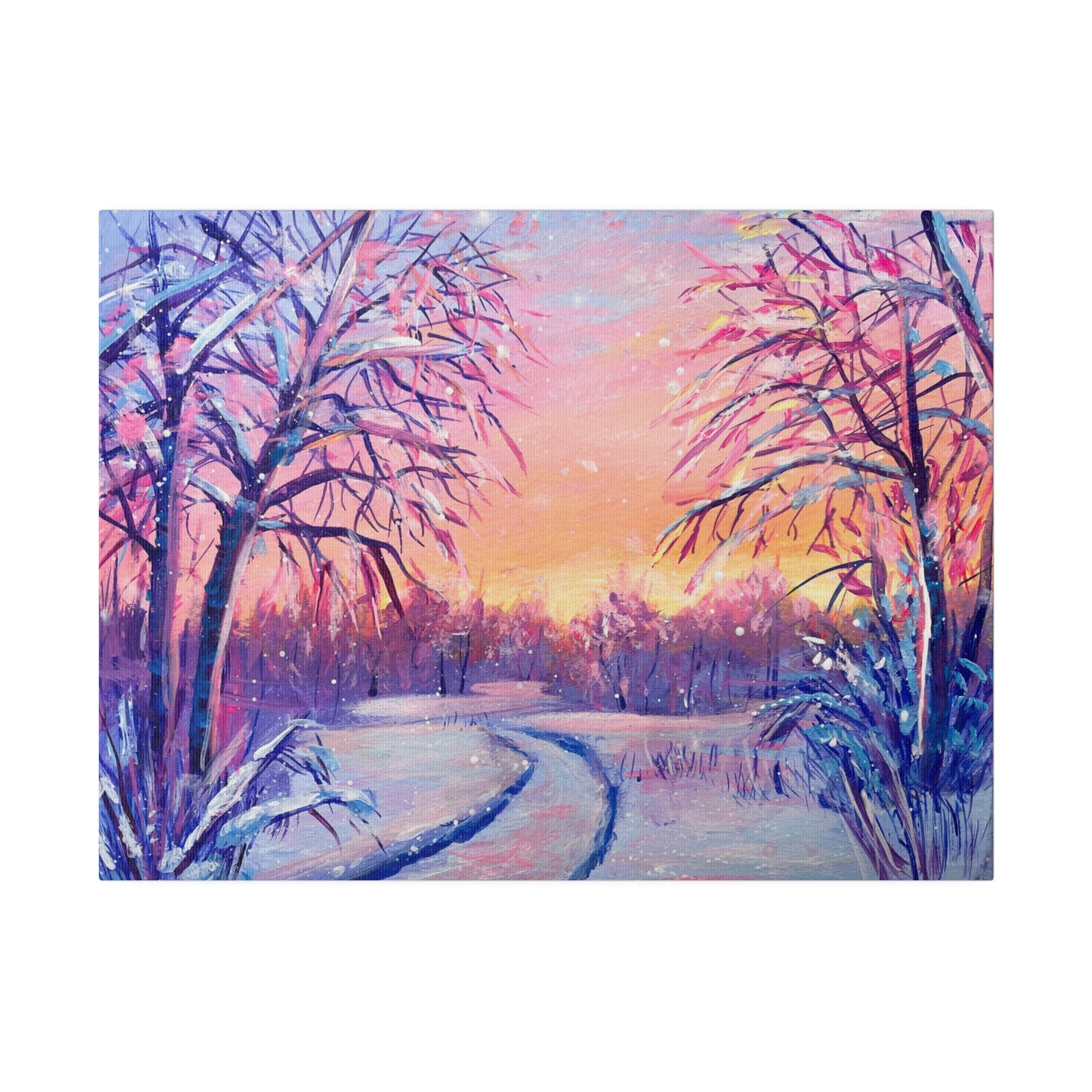 Winter Blush | Matte Canvas, Stretched