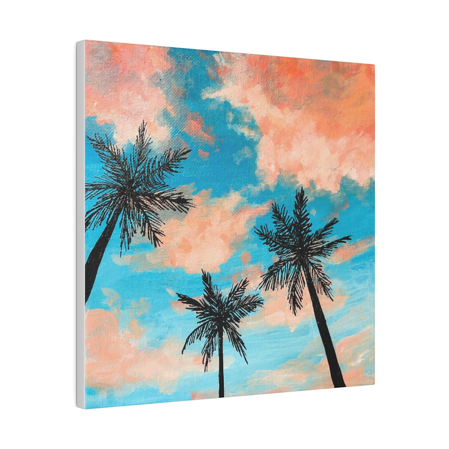 Tropical Sherbert Clouds | Matte Canvas, Stretched