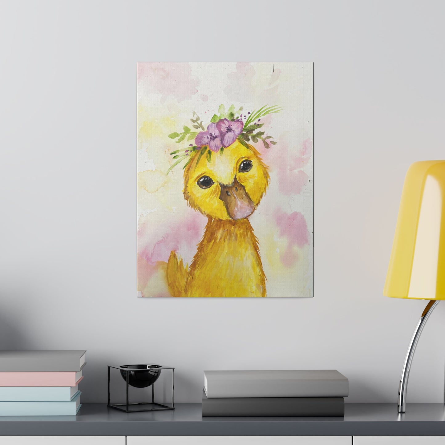Farmyard Friends - Duck | Matte Canvas, Stretched