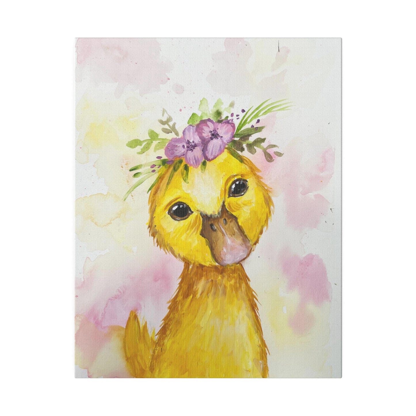 Farmyard Friends - Duck | Matte Canvas, Stretched