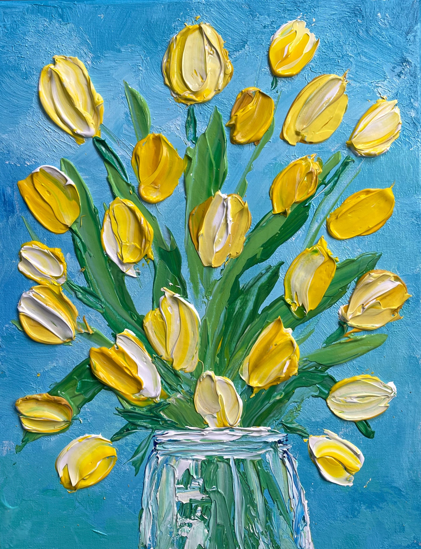 Palette Knife Tulips