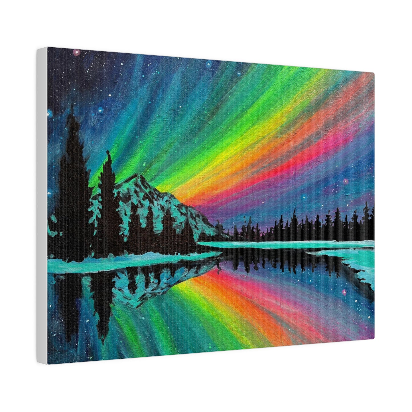 Rainbow Aura | Matte Canvas, Stretched