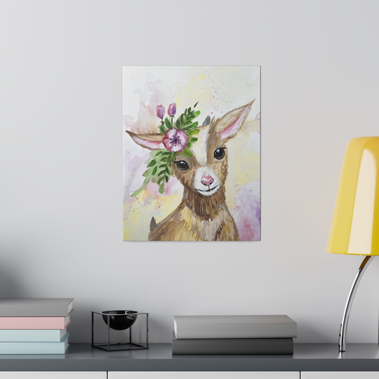 Farmyard Friends - Goat | Matte Canvas, Stretched