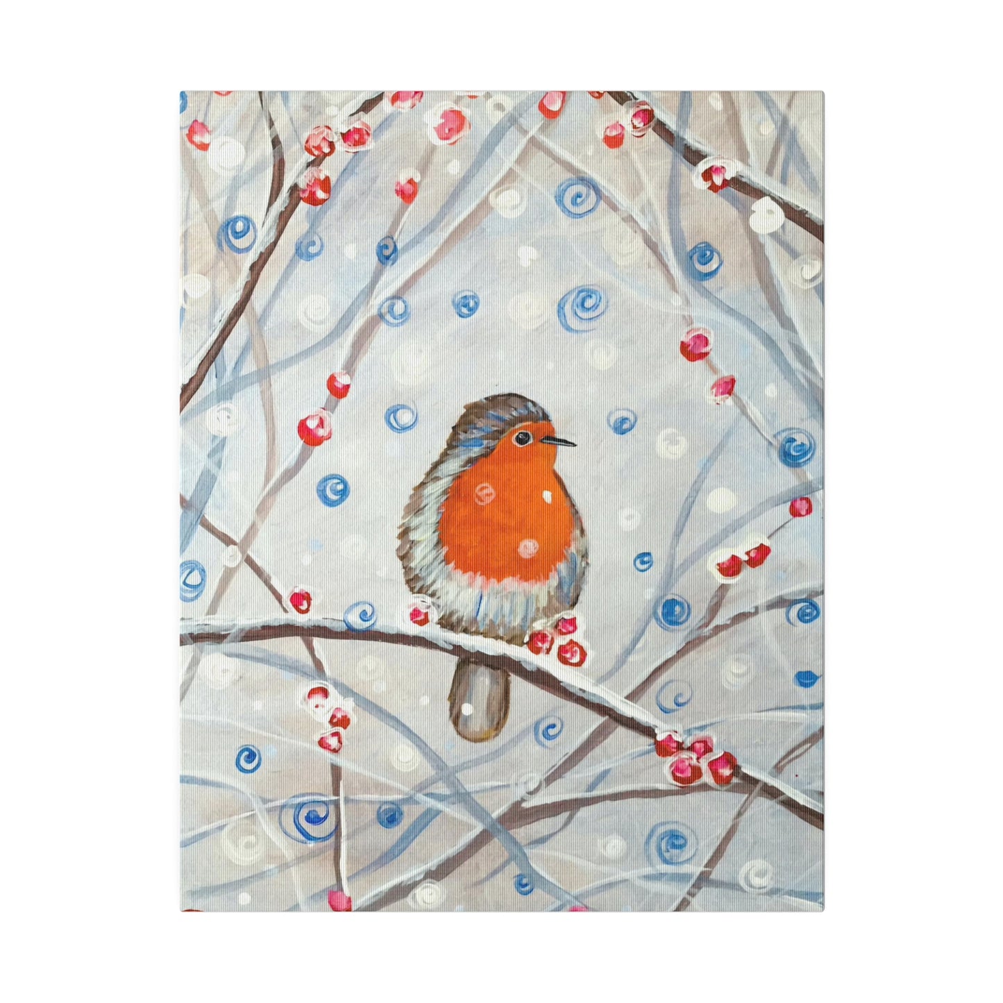 Winter Bird | Matte Canvas, Stretched