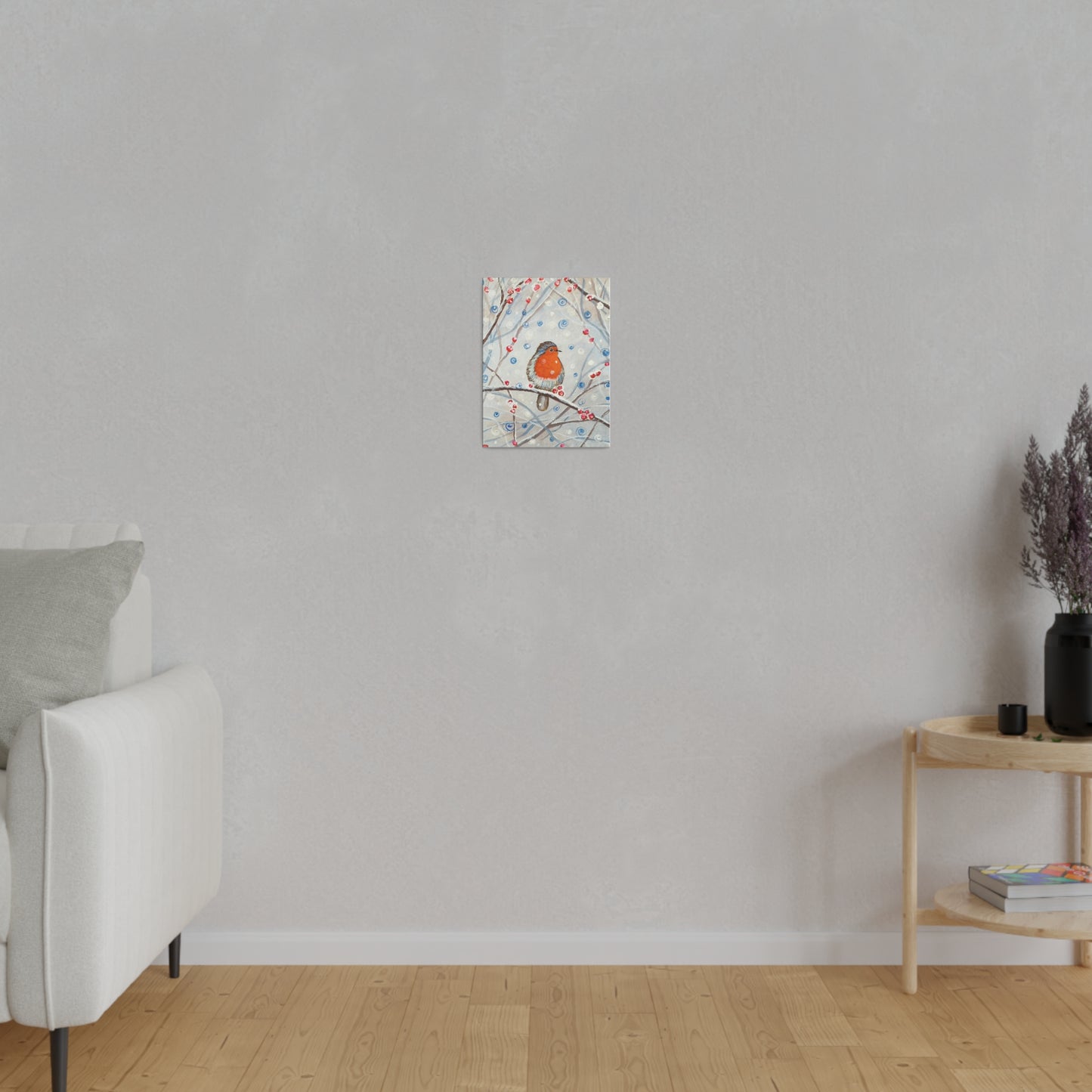 Winter Bird | Matte Canvas, Stretched