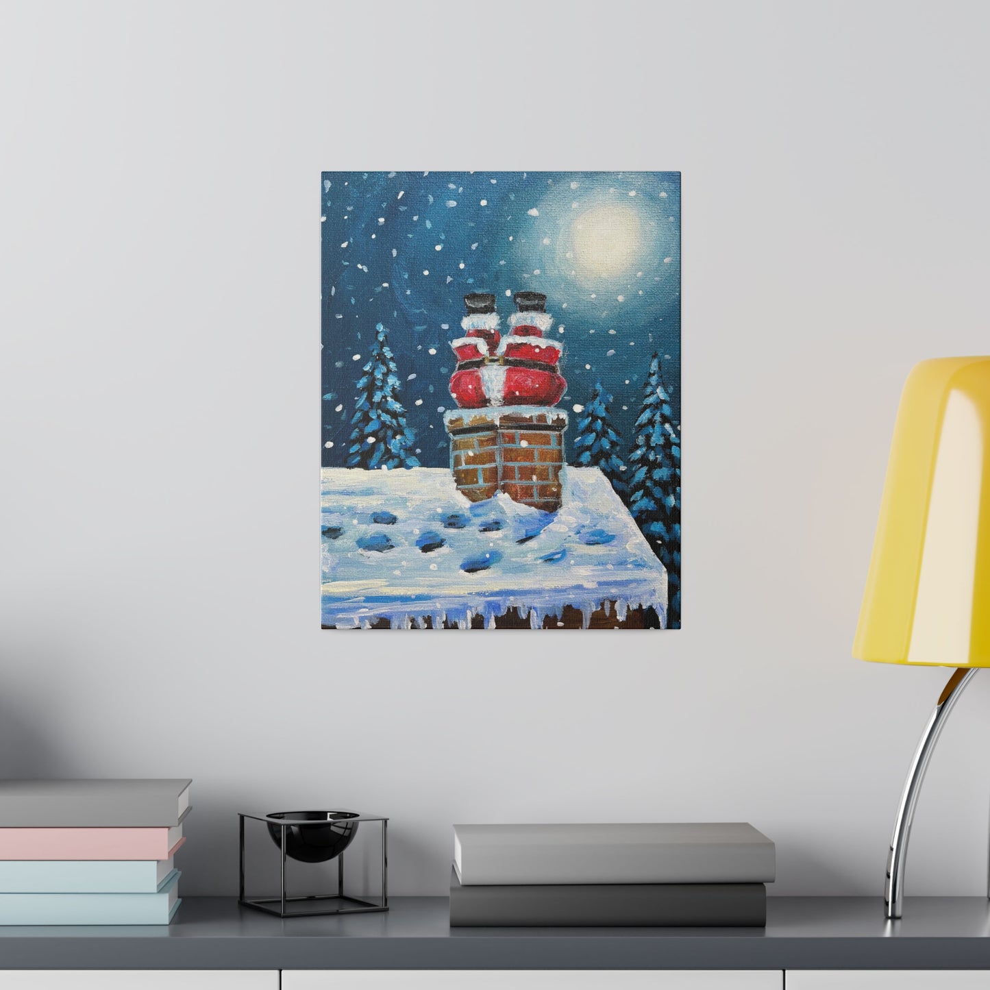 Hurry Down the Chimney | Matte Canvas