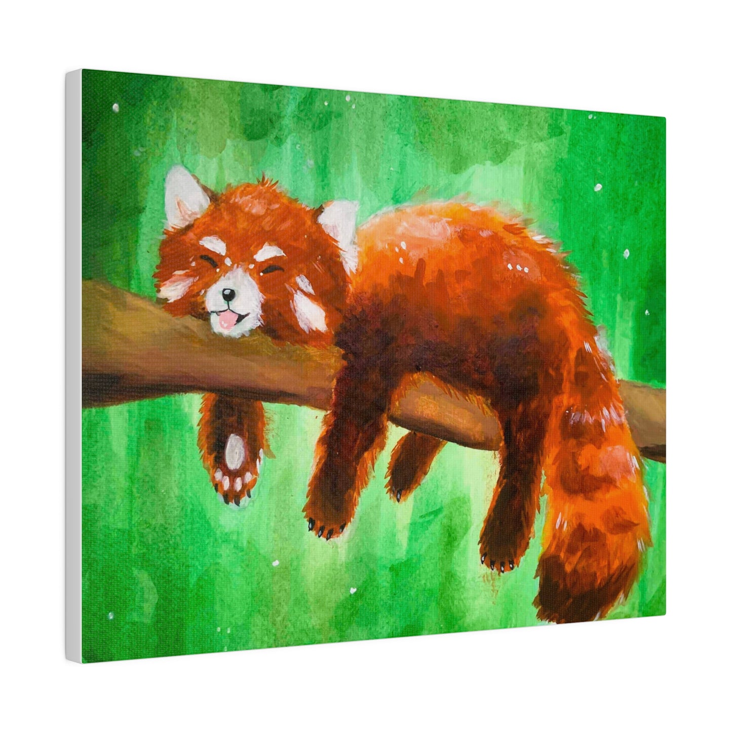 Red Panda | Matte Canvas, Stretched