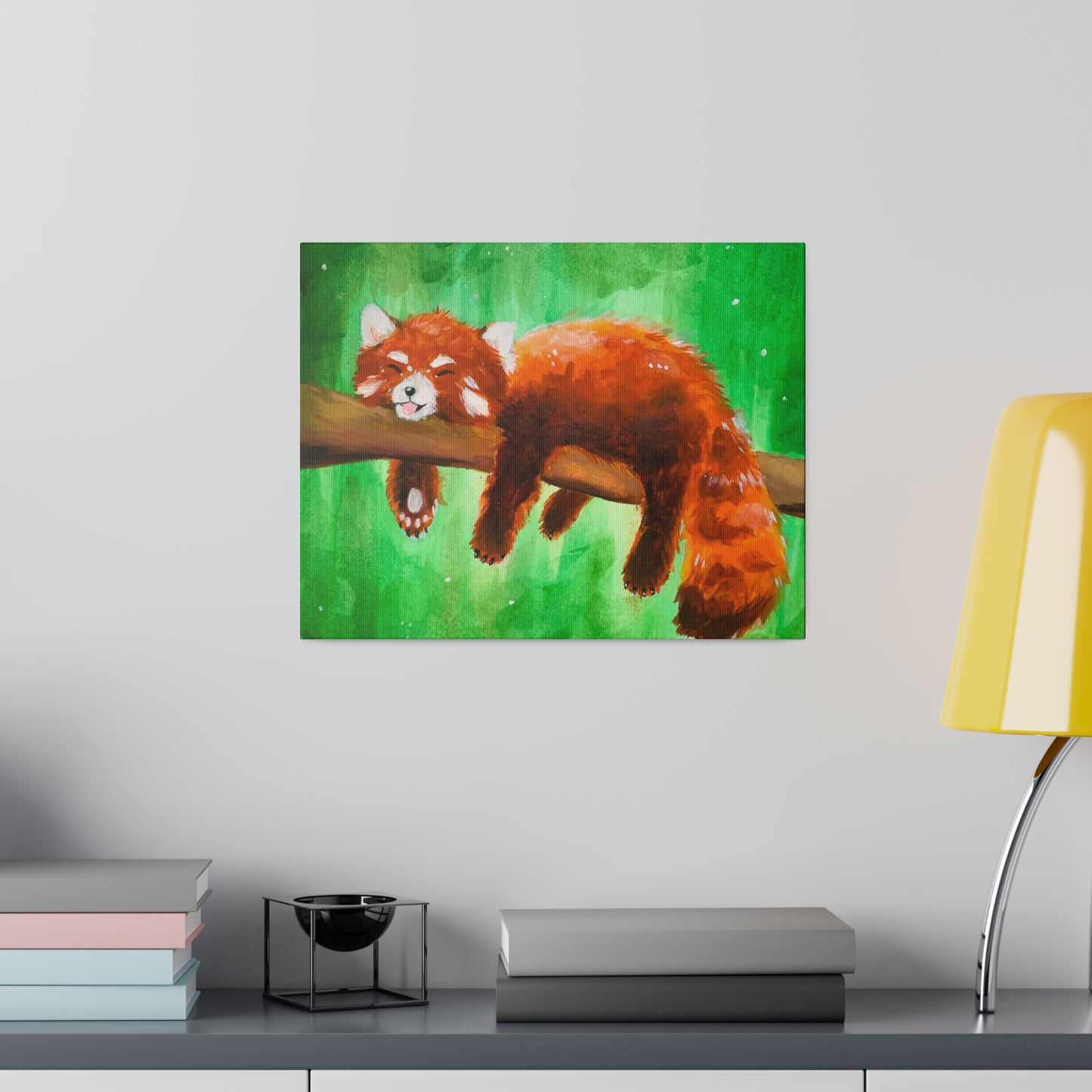 Red Panda | Matte Canvas, Stretched