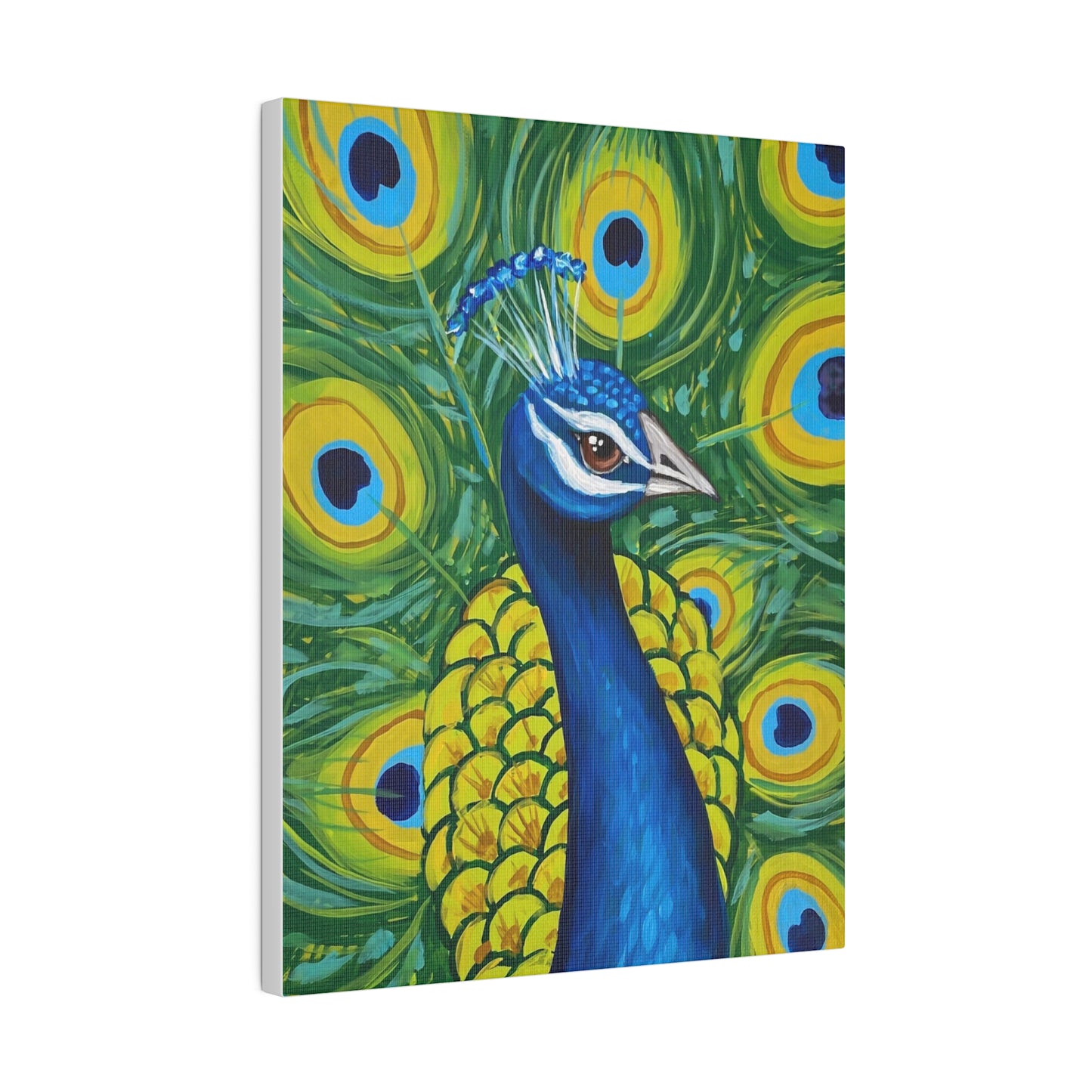 Pretty as a Peacock | Matte Canvas, Stretched