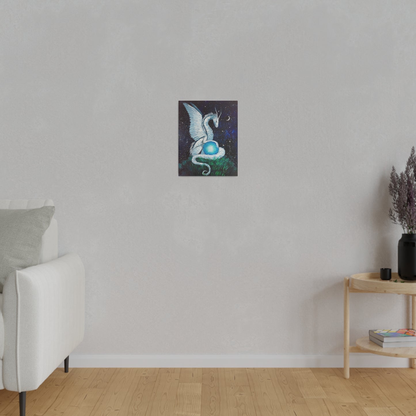 Moon Dragon | Matte Canvas, Stretched