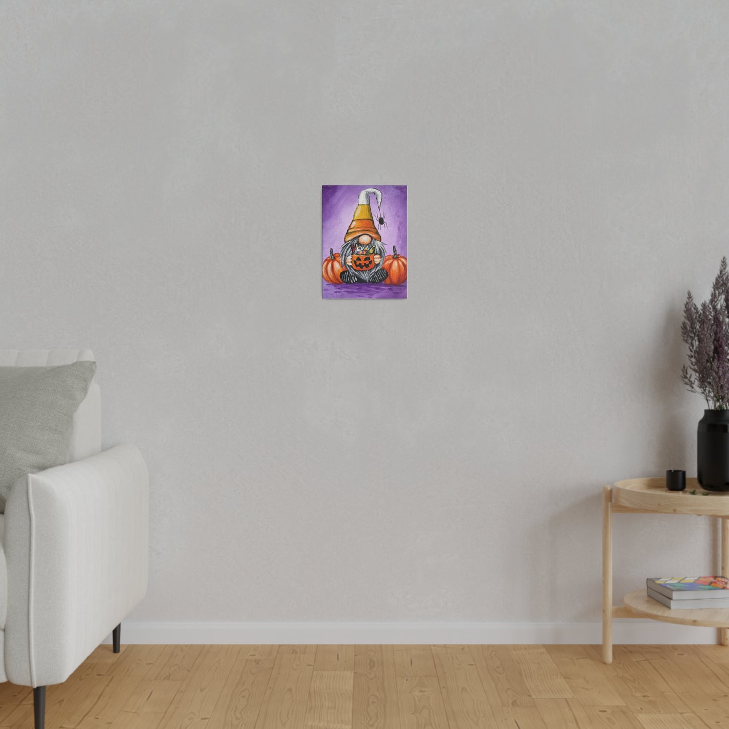 Candy Corn Gnome | Matte Canvas, Stretched
