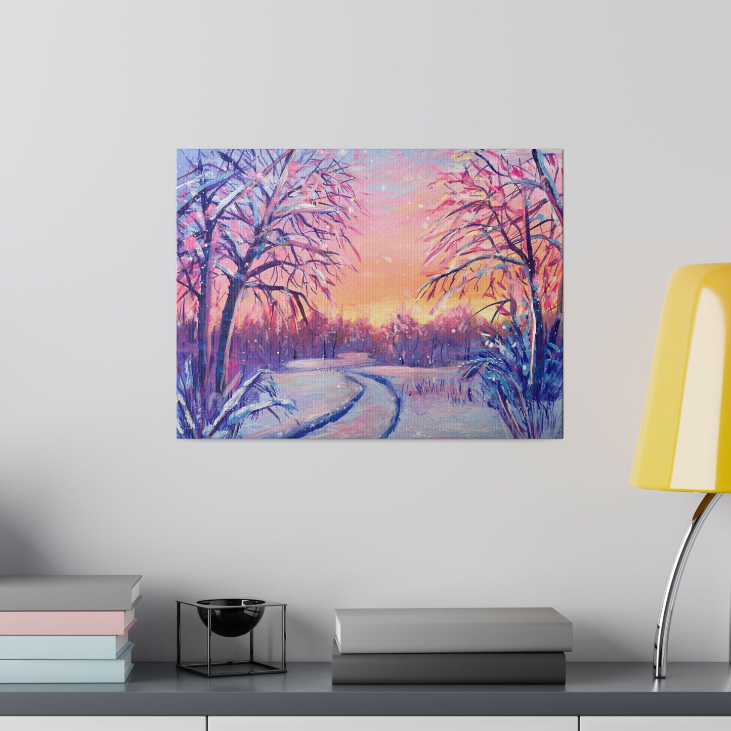 Winter Blush | Matte Canvas, Stretched