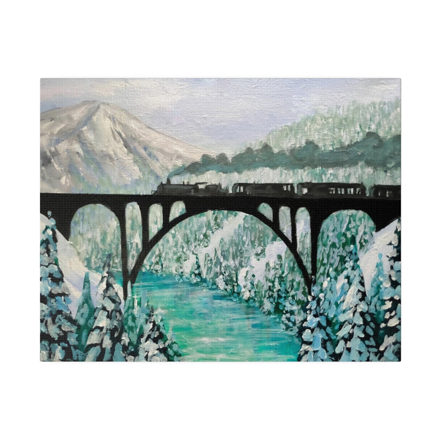 Glacier Express | Matte Canvas, Stretched