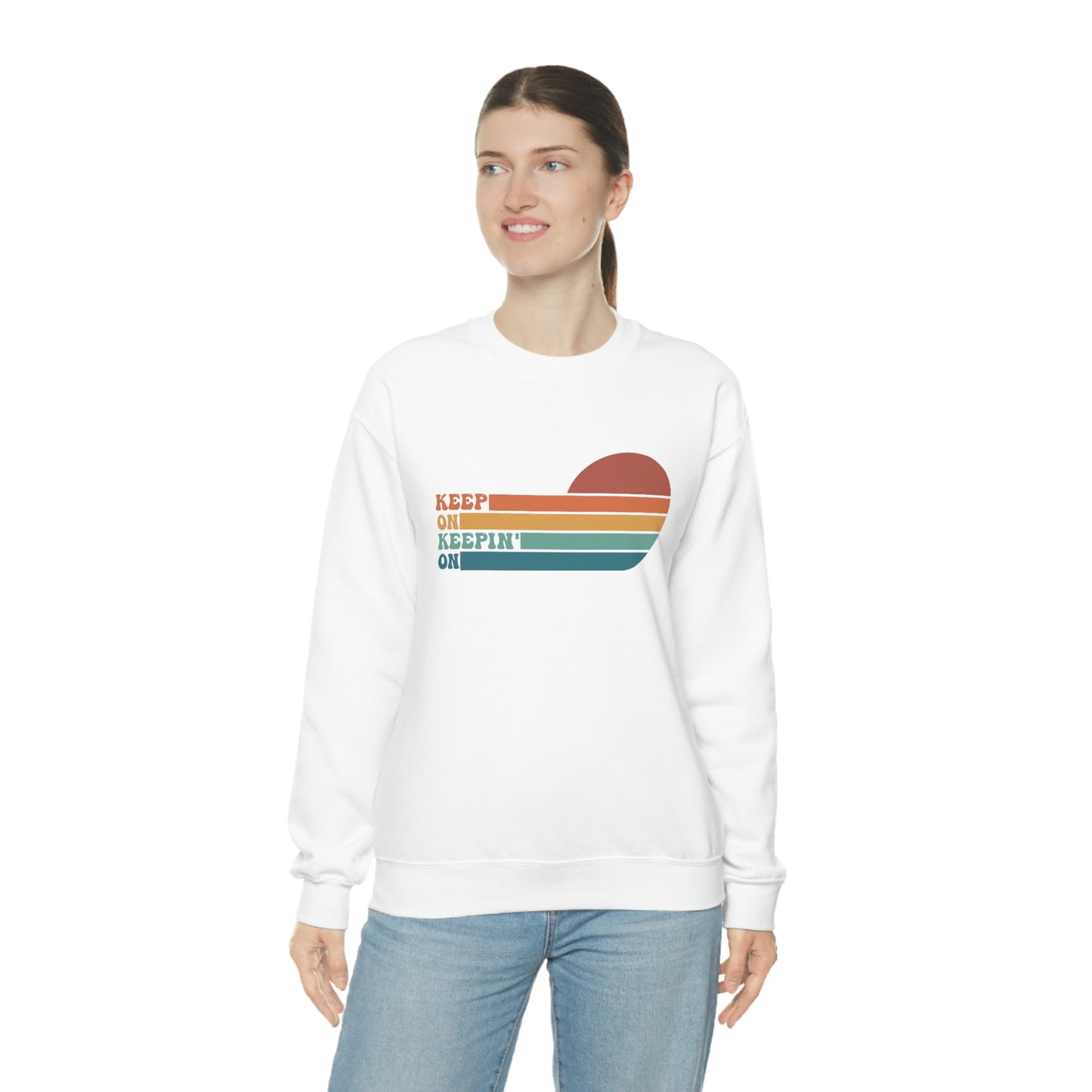 Keep On Keep'n On | Unisex Heavy Blend™ Crewneck Sweatshirt