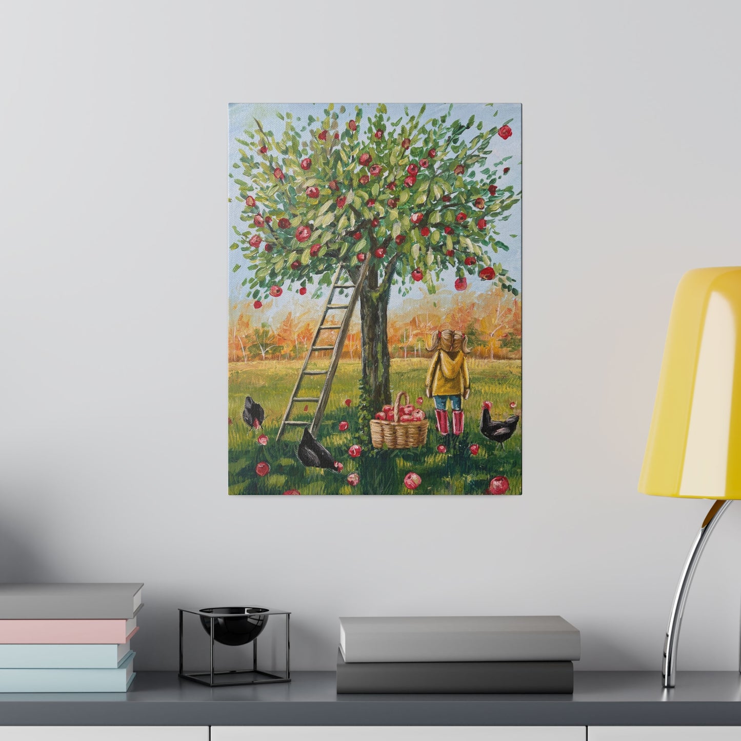 Apple Picking | Matte Canvas, Stretched
