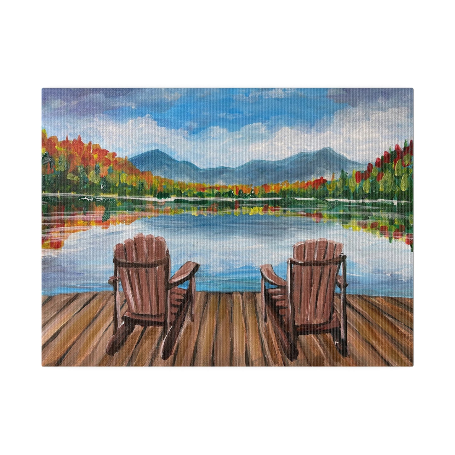 Adirondack Chairs | Matte Canvas, Stretched