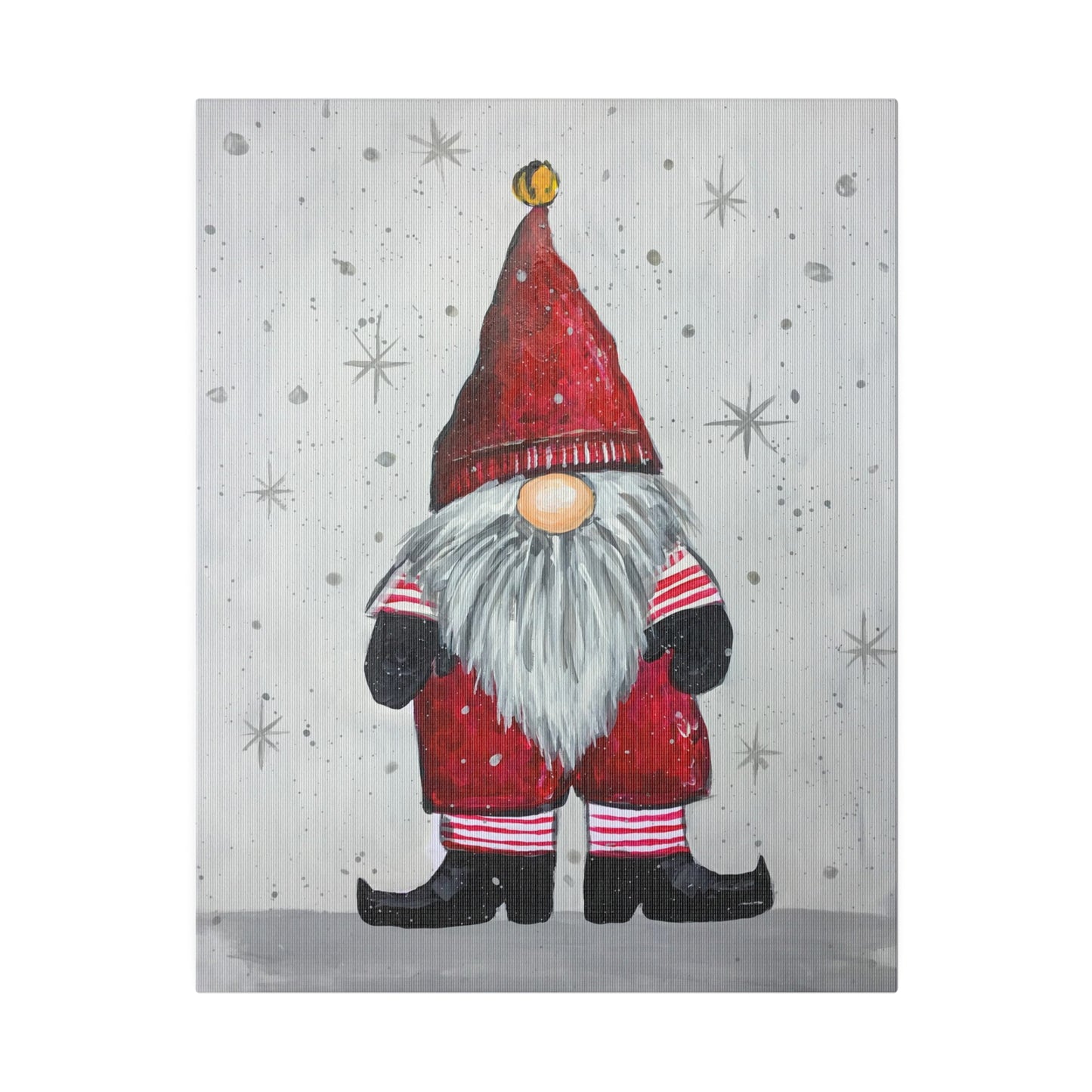 Christmas Gnome - Red | Matte Canvas, Stretched