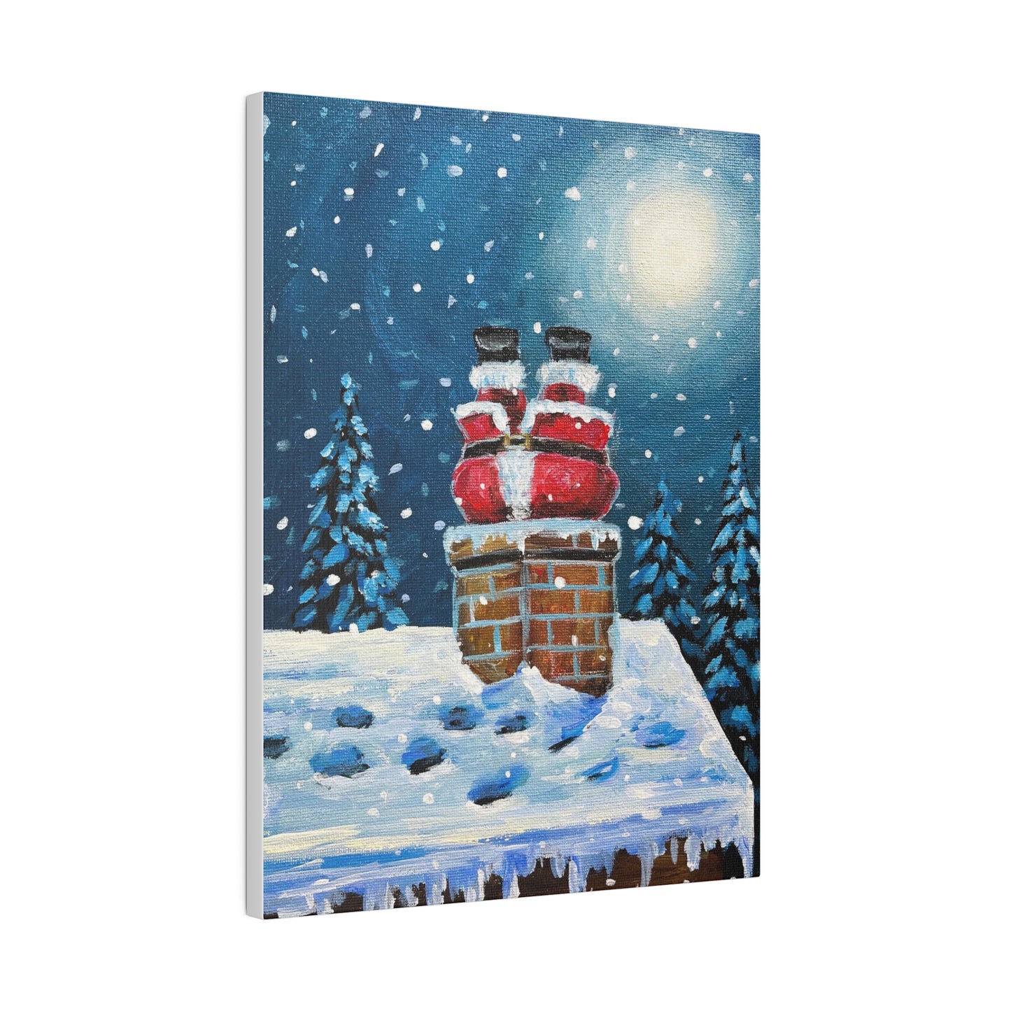 Hurry Down the Chimney | Matte Canvas