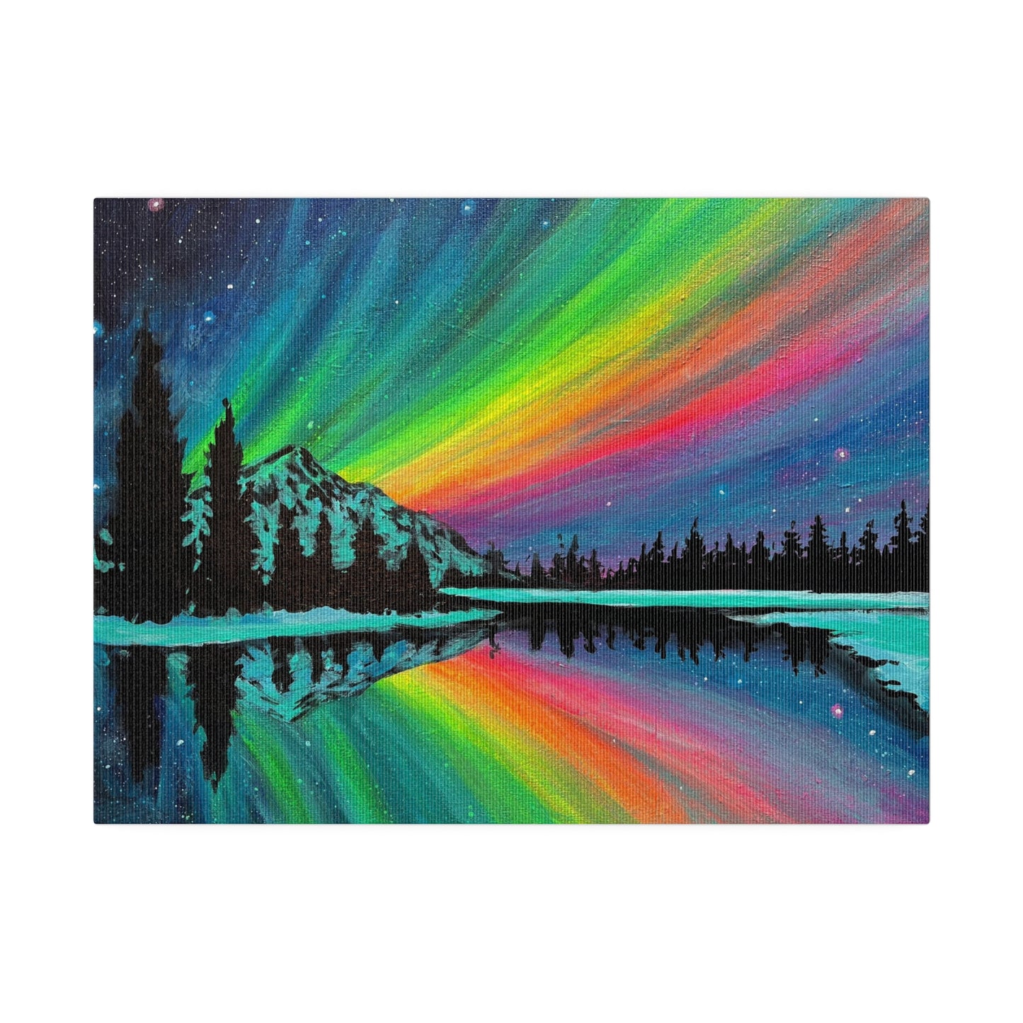 Rainbow Aura | Matte Canvas, Stretched