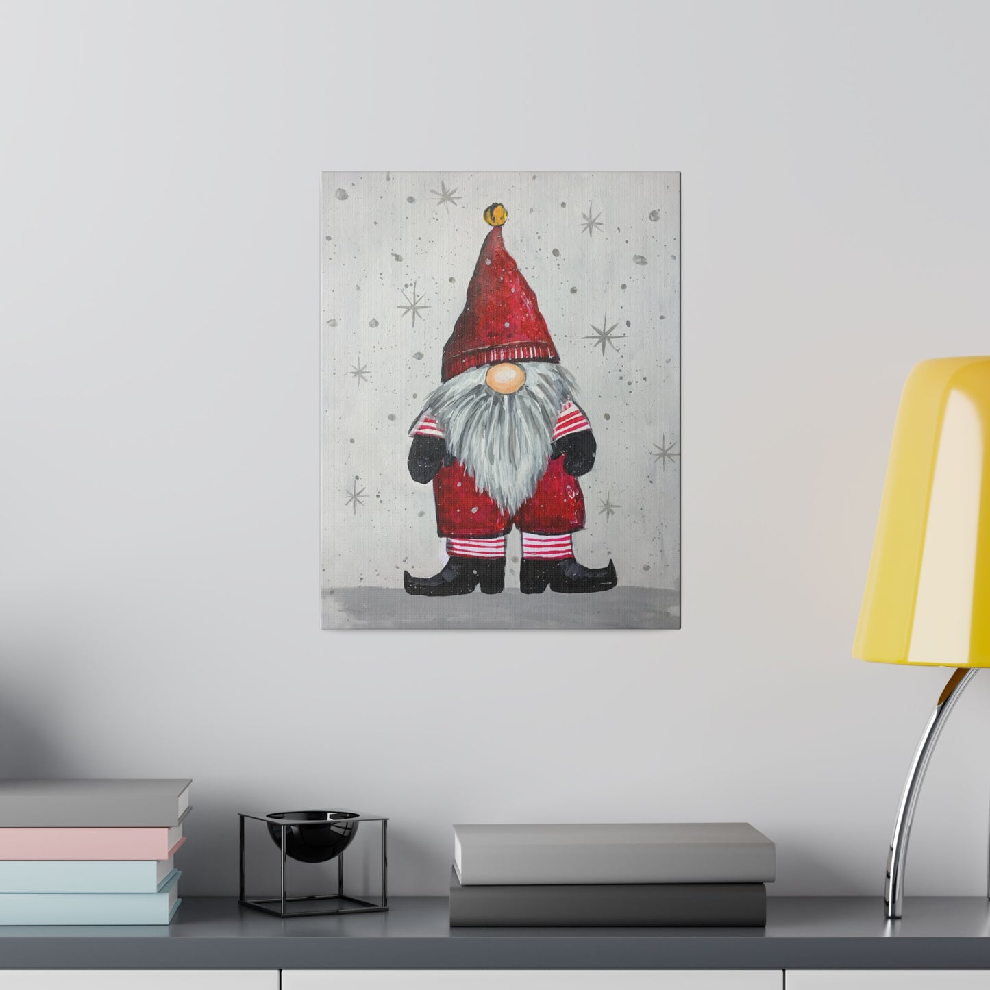 Christmas Gnome - Red | Matte Canvas, Stretched
