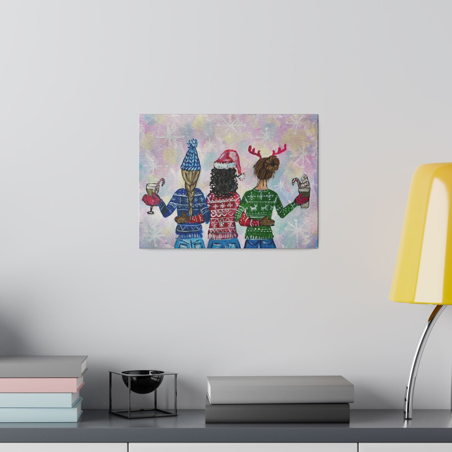 Festive Friends | Matte Canvas, Stretched