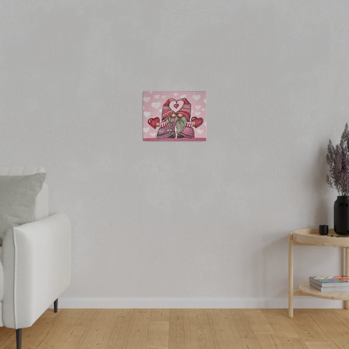 V-Day Gnomes | Matte Canvas, Stretched