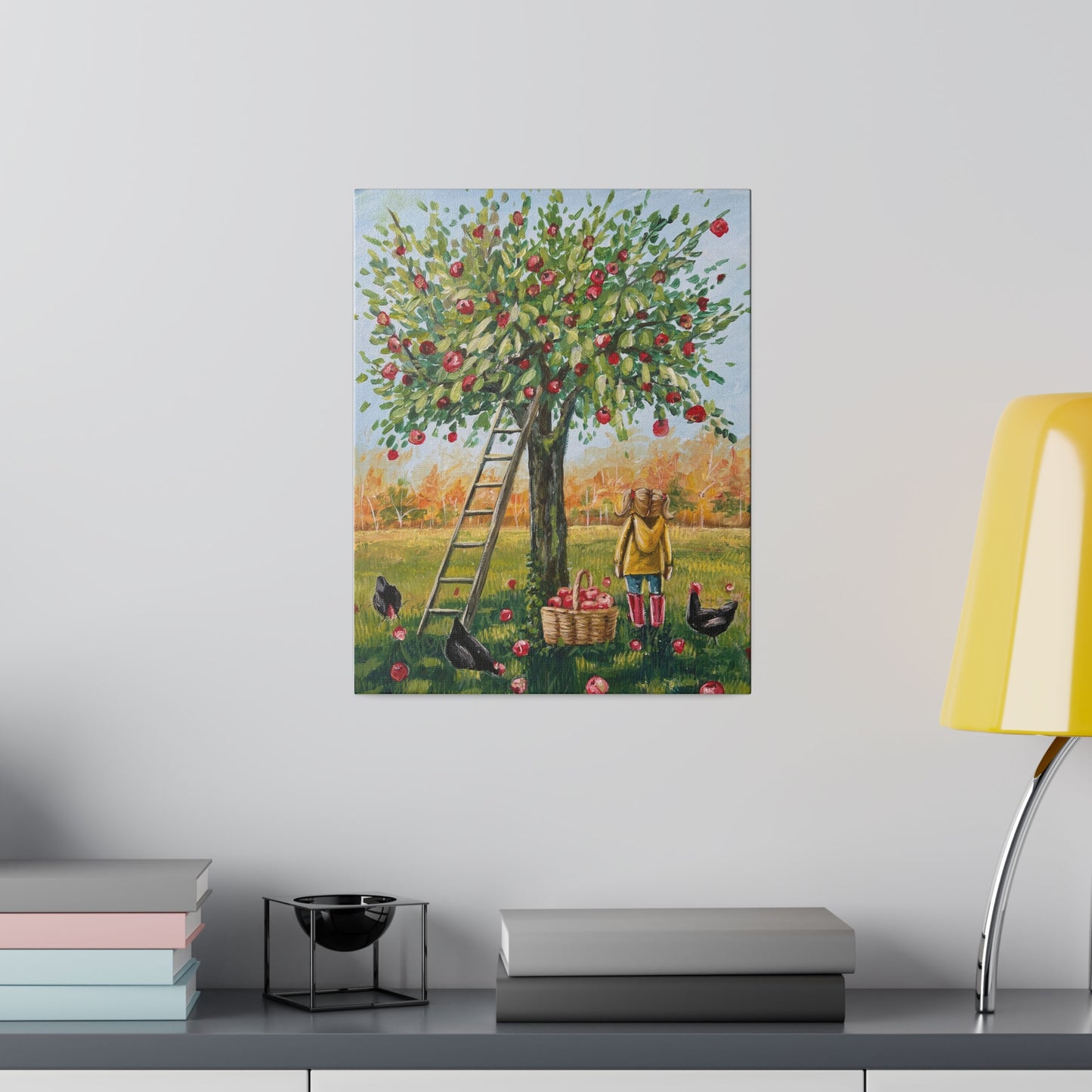 Apple Picking | Matte Canvas, Stretched
