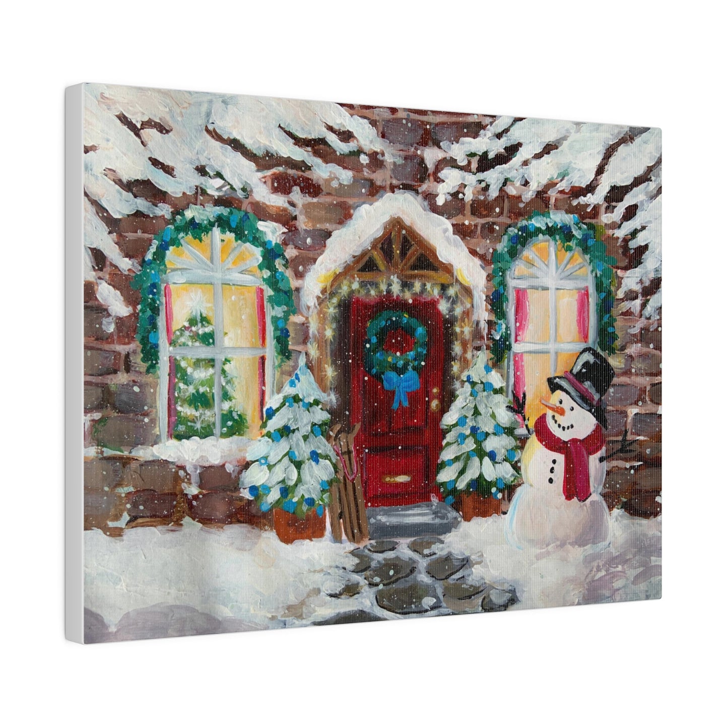 Home for the Holidays | Matte Canvas, Stretched