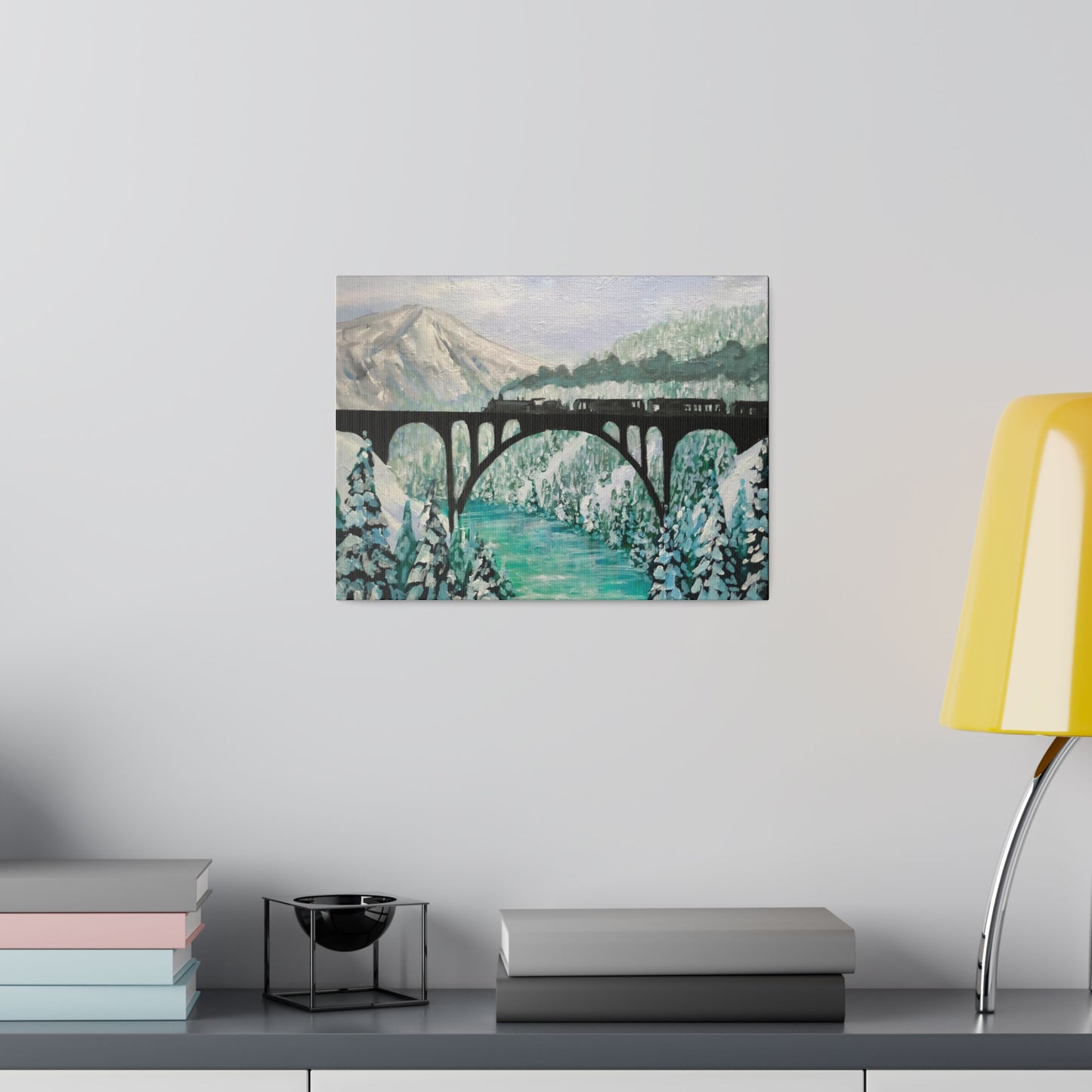 Glacier Express | Matte Canvas, Stretched