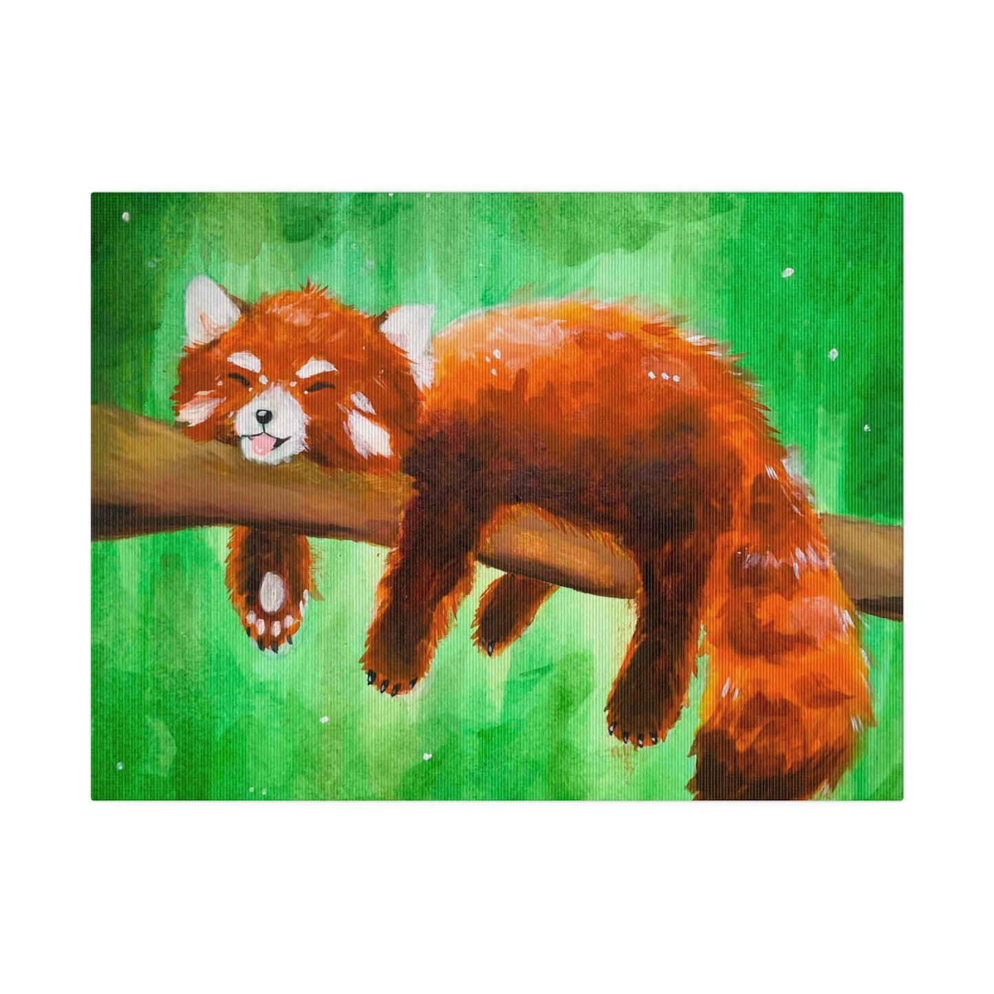 Red Panda | Matte Canvas, Stretched