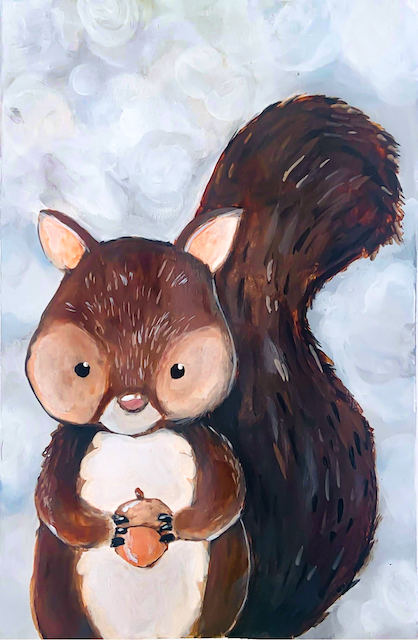 Winter Woodland: Squirrel