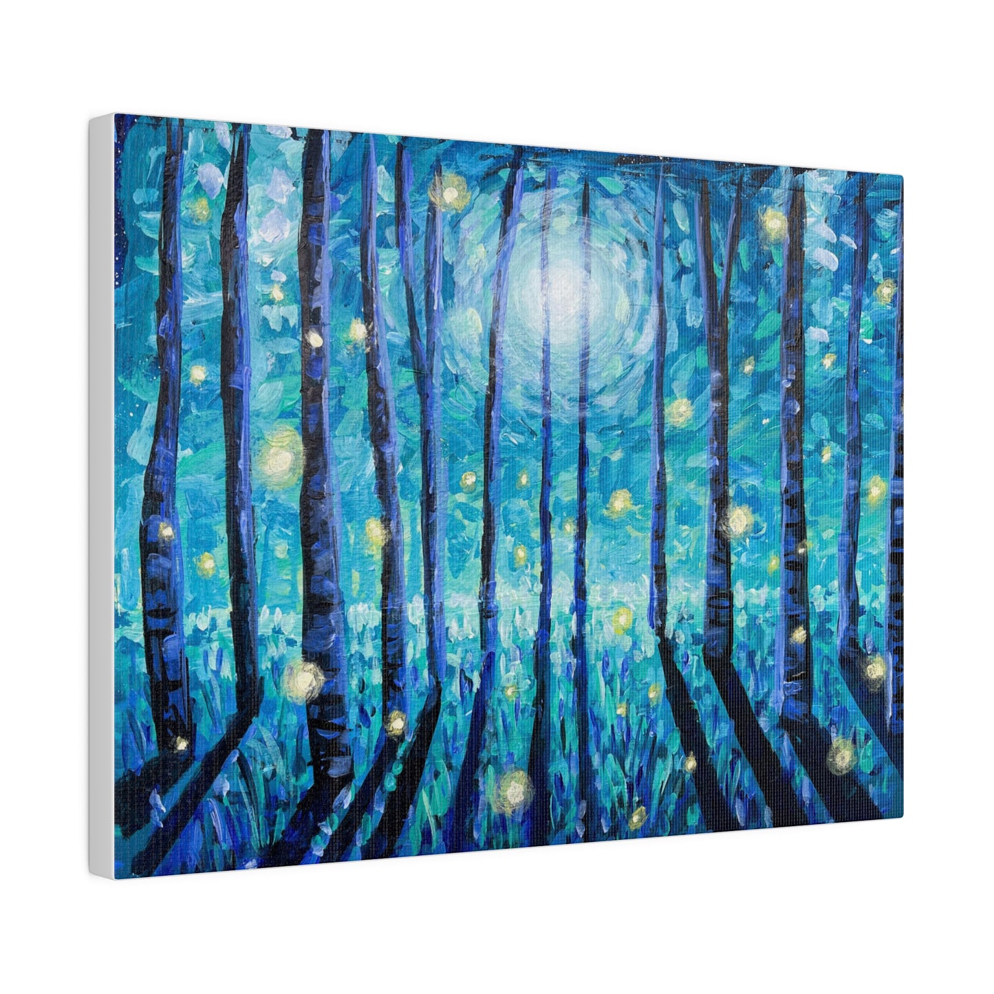 Summer Birch | Matte Canvas, Stretched