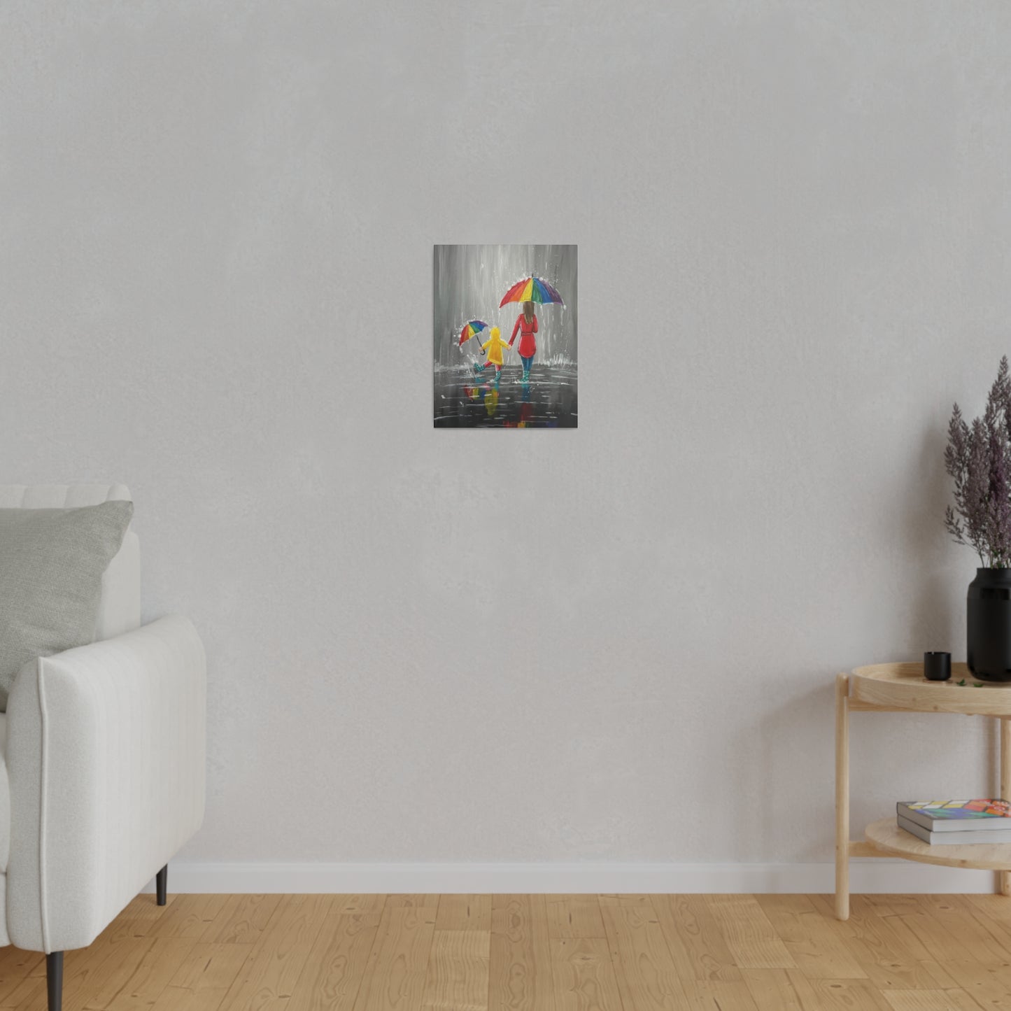 Love'n the Rain | Matte Canvas, Stretched