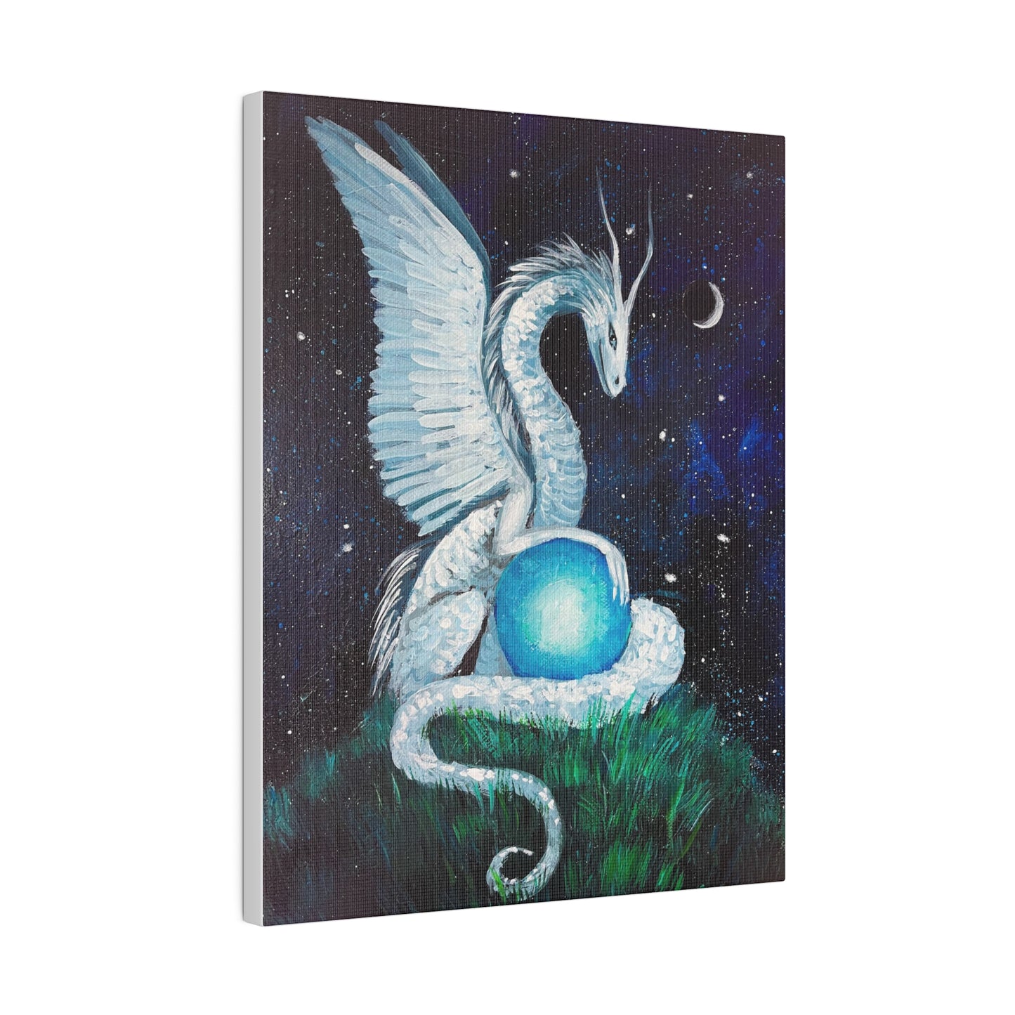 Moon Dragon | Matte Canvas, Stretched